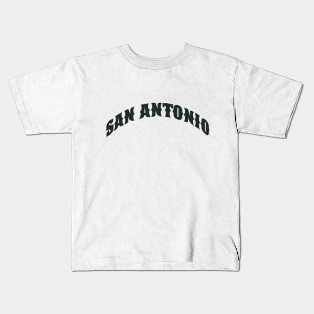 San Antonio Kids T-Shirt by miomir_nikolic